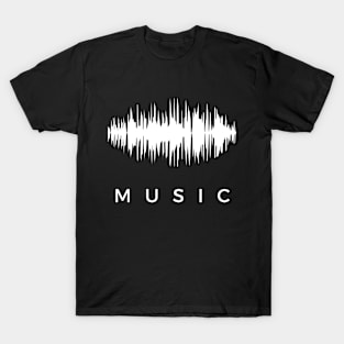 Music Simple Soundwaves T-Shirt